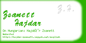 zsanett hajdar business card